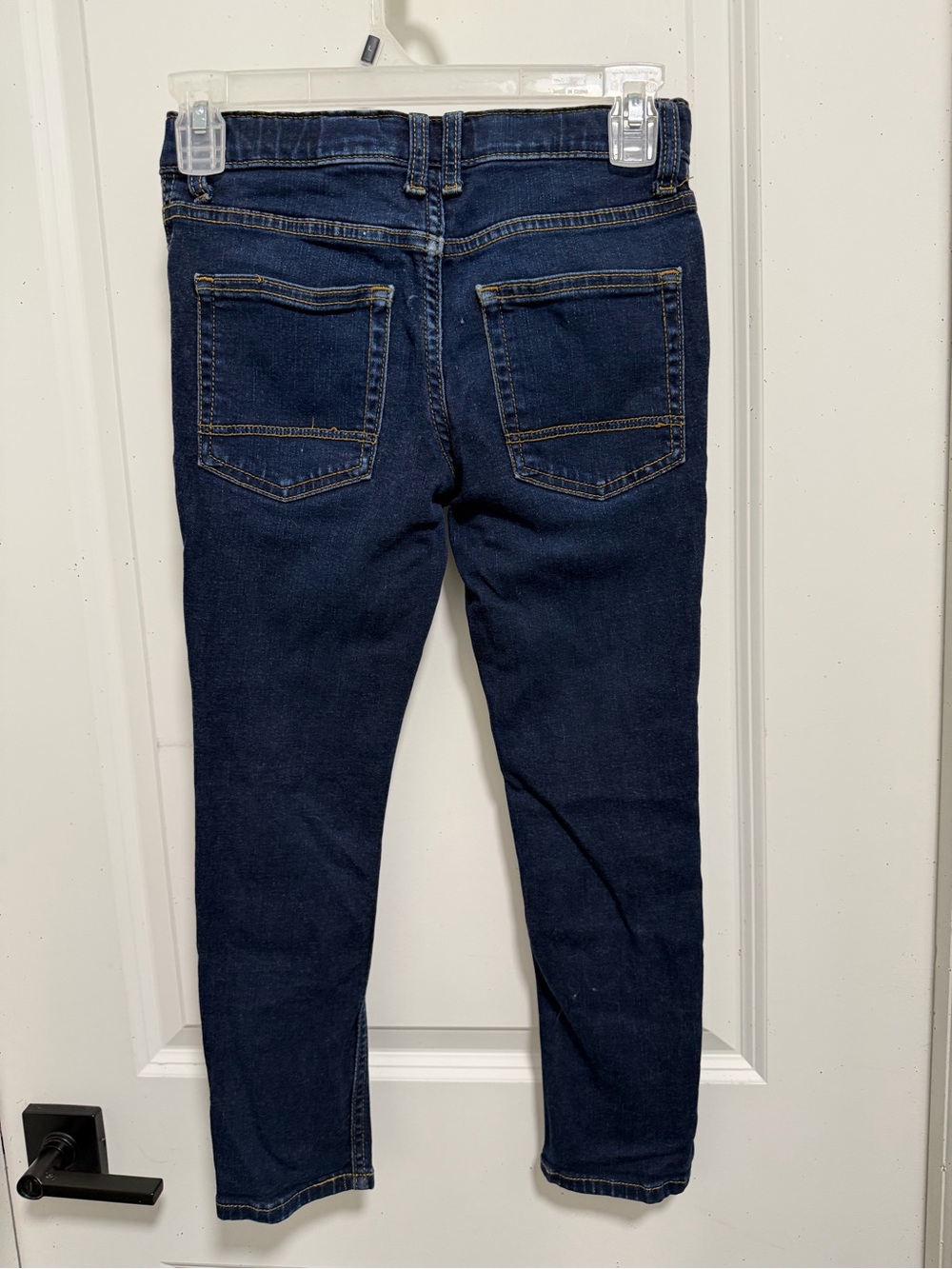 Cat & Jack Girls' Dark Indigo Skinny Jeans - Picture 2 of 2